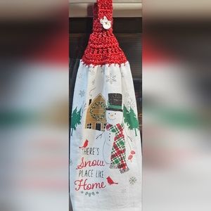 Handmade Crochet Hanging Kitchen Towels - Smoke Free/Dog Friendly Home